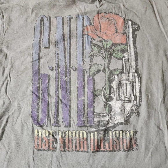 Guns N' Roses 1988 Tour Appetite For Destruction Shirt In Grey Color Sz S - Picture 5 of 5